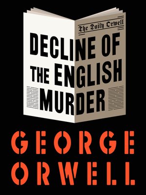 cover image of The Decline of the English Murder
